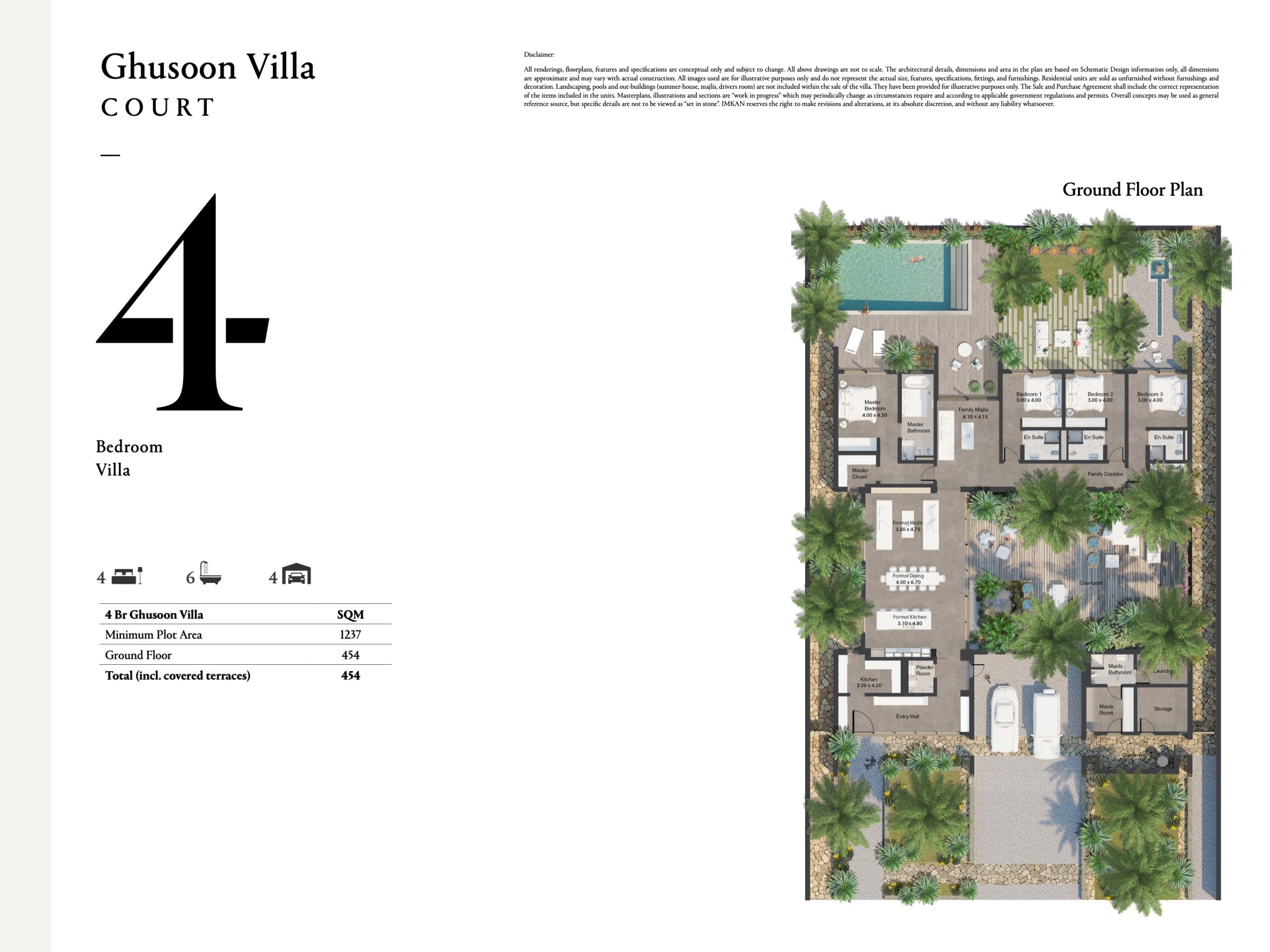 Al jurf villas 4 bedroom floor plan
